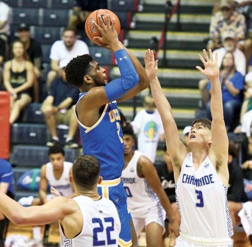 Bruins overcome first-half woes to beat ’Swords